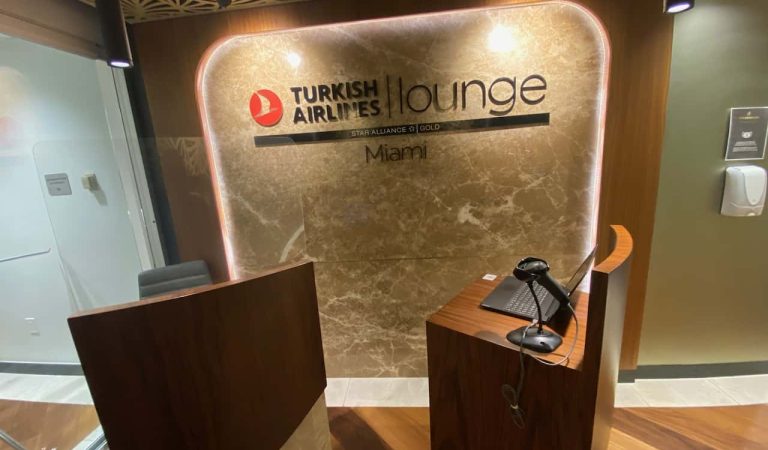 MIA – Miami International Airport, Florida, USA – Turkish Airways Lounge – May 2021