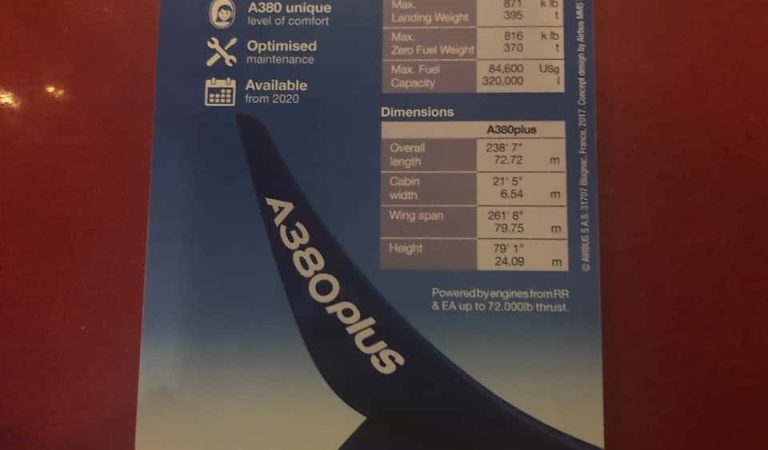 Airbus A380 Plus Marketing Brochure – 2019