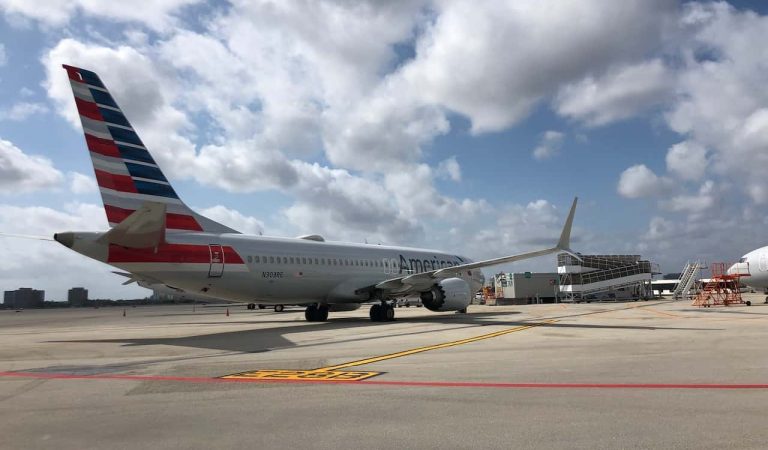 American Airlines Boeing 737 MAX’s Grounded at MIA – March 2019