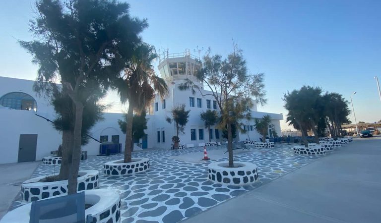 Santorini Thira International Airport JTR Greece – July 2021