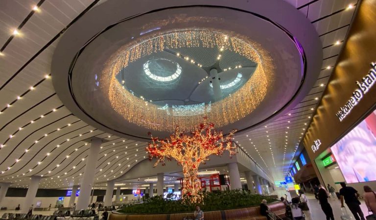 Istanbul New Airport and Turkish Airways Lounge – IST – Turkey – July 2021
