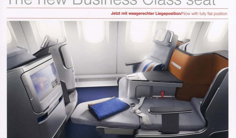 Lufthansa New Business Class Seat Inflight Guide – 2012