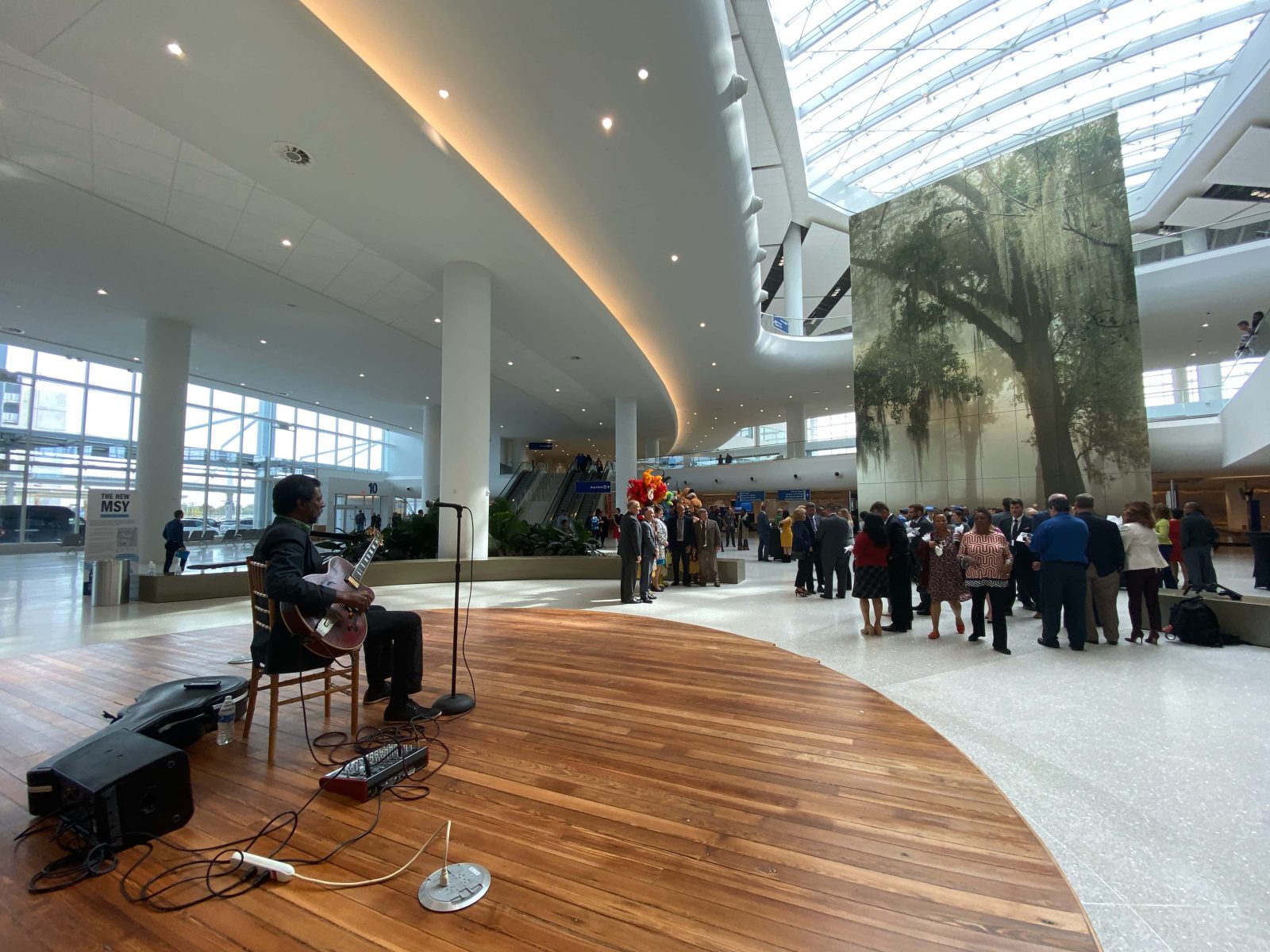 New Orleans Louis Armstrong Airport - New MSY Dedication - November 5 ...