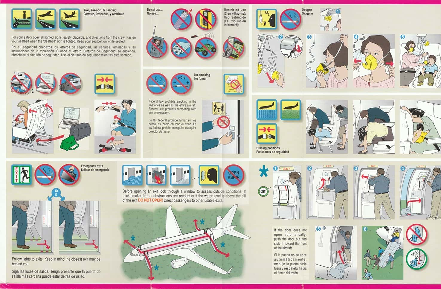 Republic Airlines Embraer E 170 And E 175 Safety Cards The Airchive 20 9178