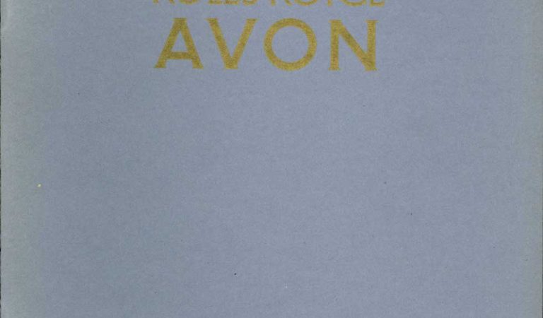 Rolls Royce Avon Brochure Dec 1955 – La Jetée Press