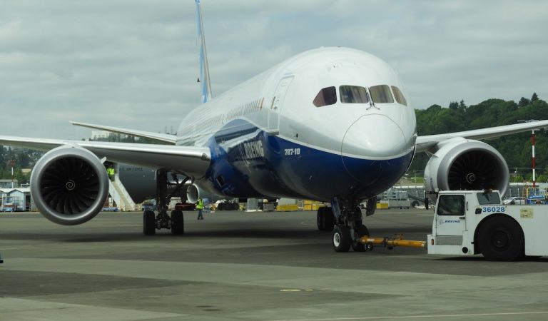 Boeing 787-10 Dreamliner Prototype at Boeing Field – 2017