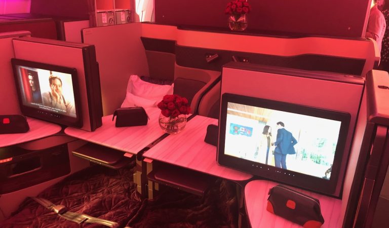 Qatar Airways Airbus A350-1000 and Q Suite at Paris Air Show PAS – June 2019