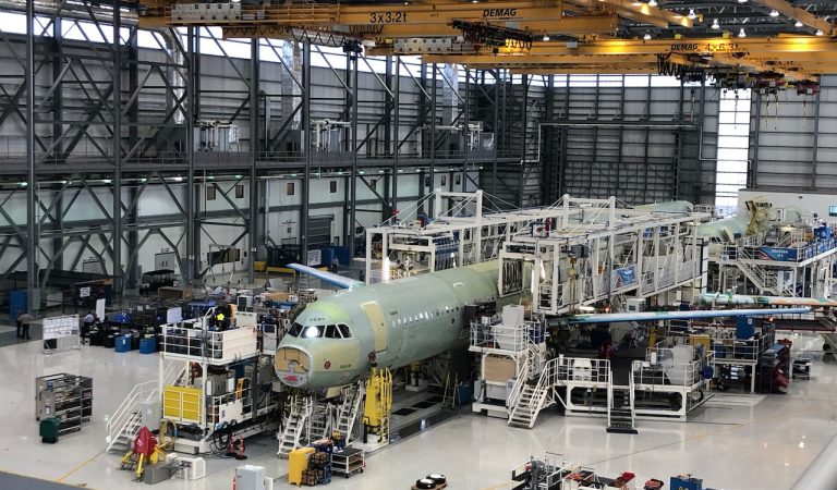 Airbus Alabama A320 Final Assembly Line – January 2019