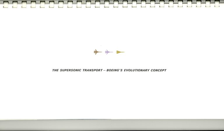 Boeing SST Evolutionary Concept Jul 1966﻿ from La Jetée Press