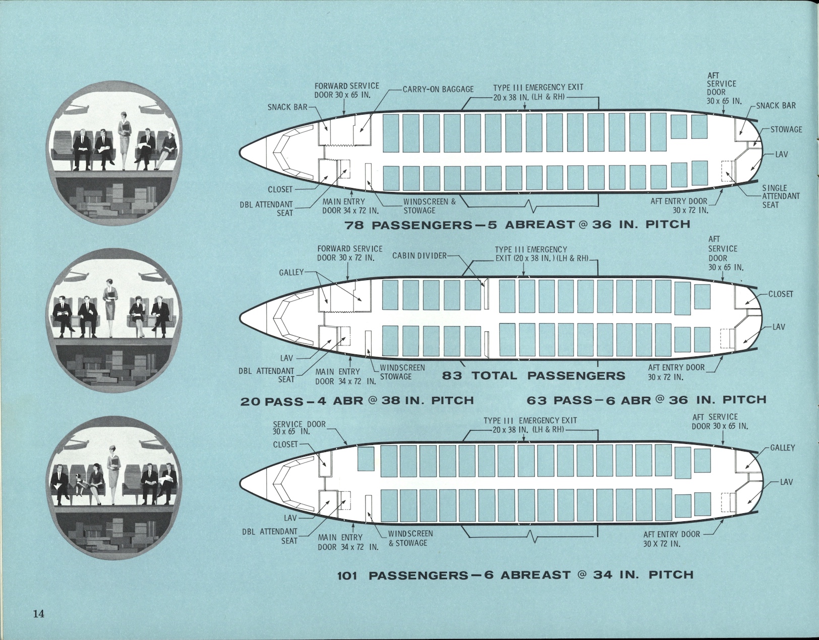 Boeing 737-100 General Description Brochure June 1966﻿ from