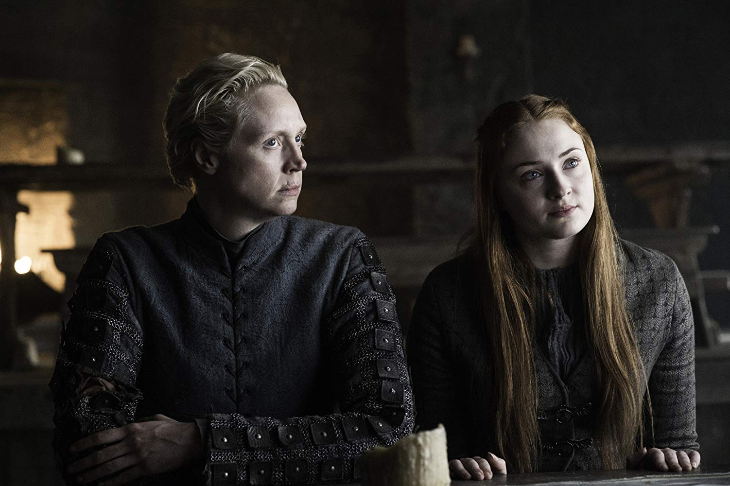 brienne of tarth with sansa stark