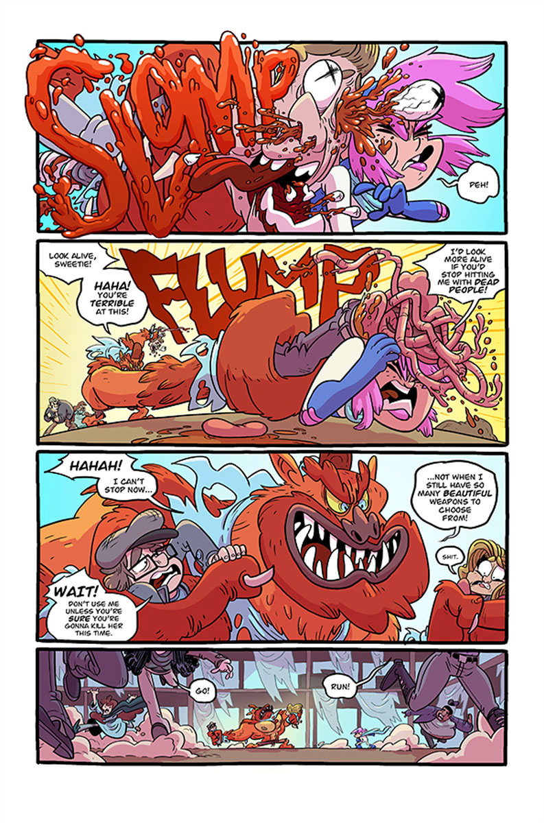Page 8; Gamma Rea vs Mad-Animal.