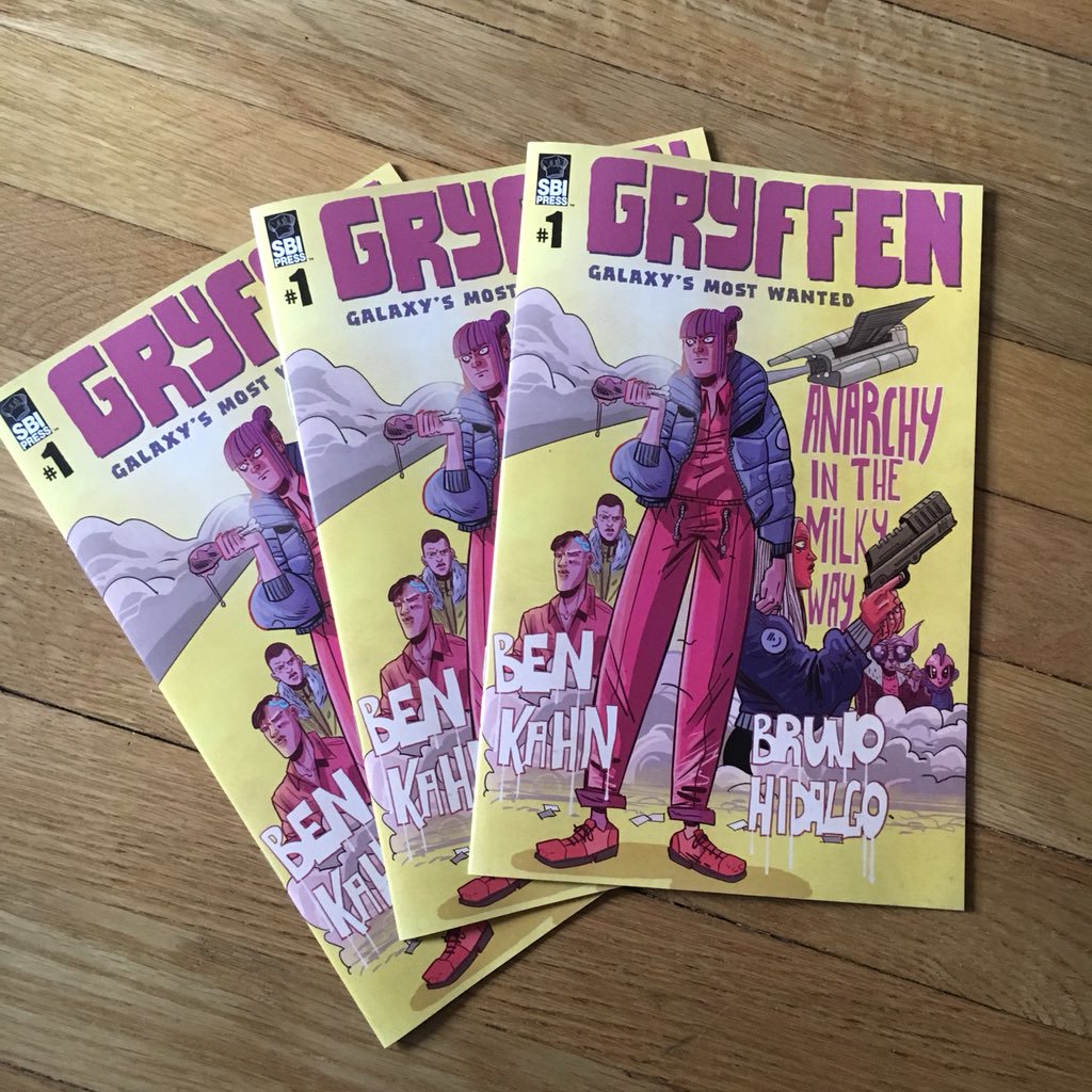 @BenTheKahn Twitter Photo For The First Issue of Gryffen: Galaxy's Most Wanted