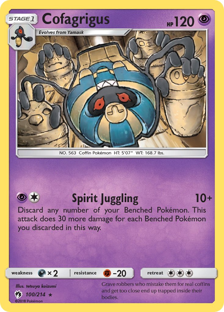 Pokémon card for Cofarigus.