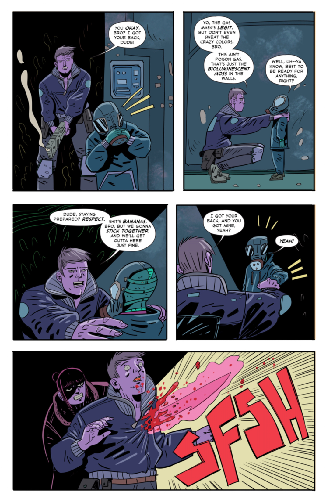 Page seven: Seti makes a new friend.