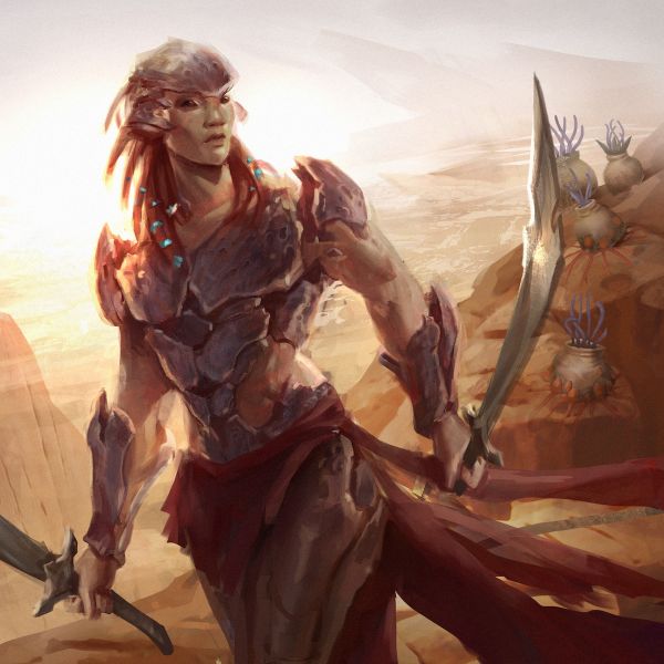 Eshonai from Brandon Sanderson's Stormlight series
