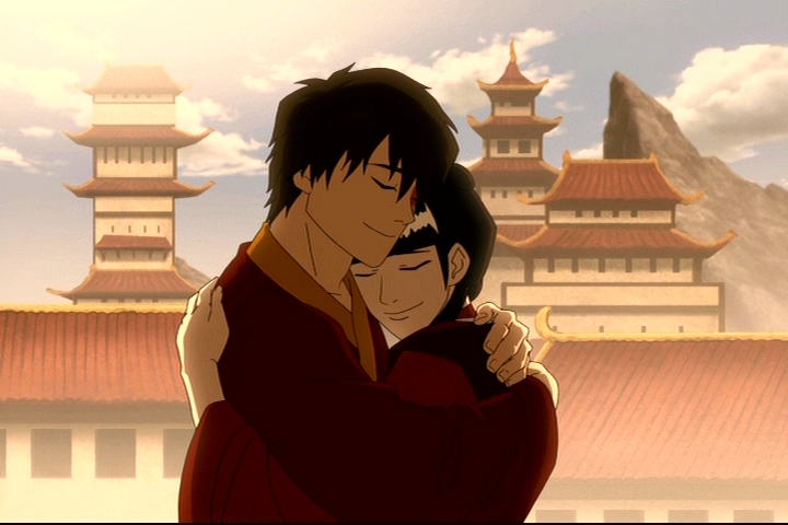 Maiko hug after reuniting.