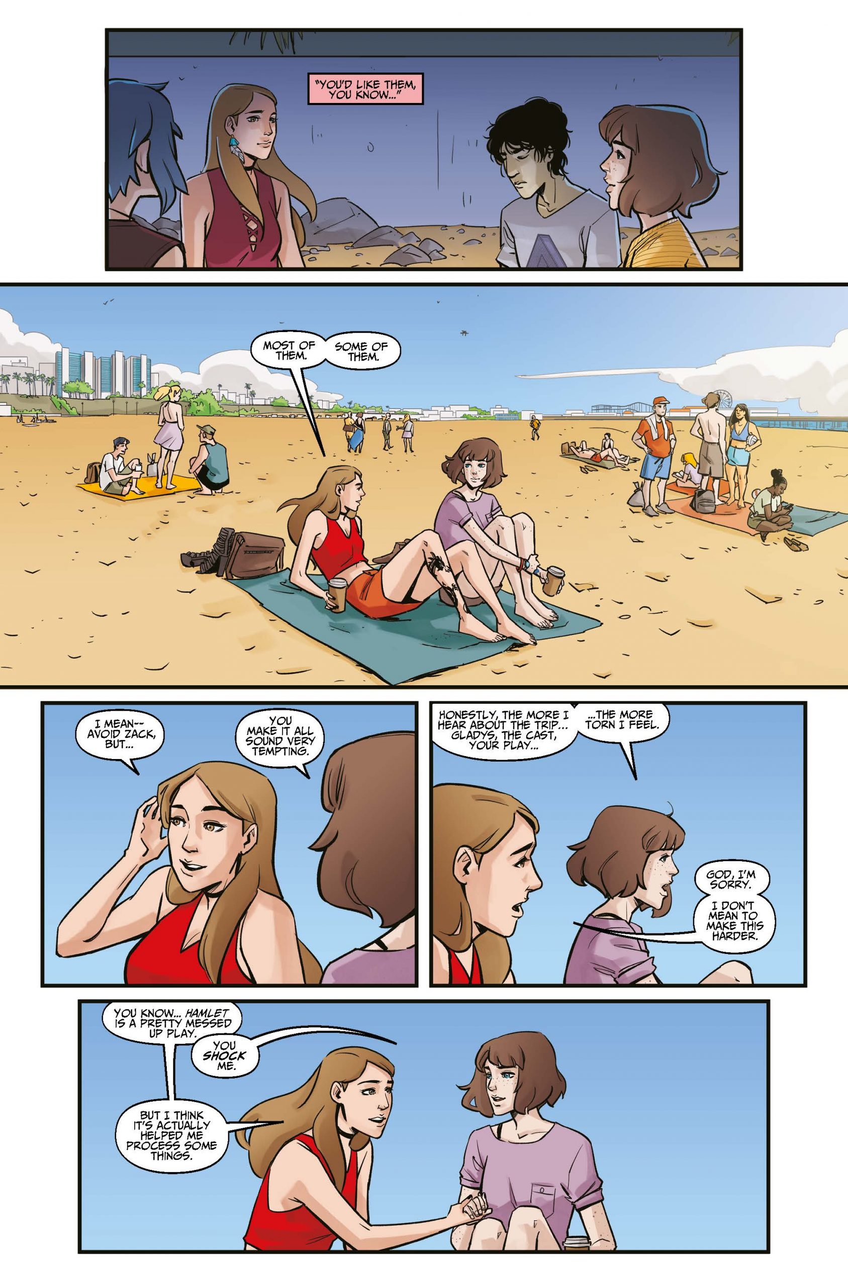 Rachel and Max talk