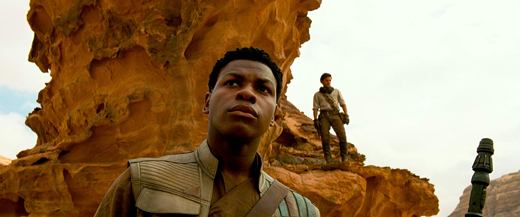 Finn on the desert planet Pasaana
