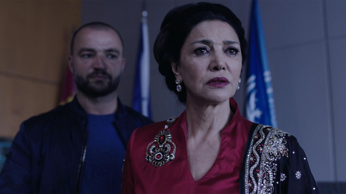 Nick E. Tarabay and Shohreh Aghdashloo in The Expanse
