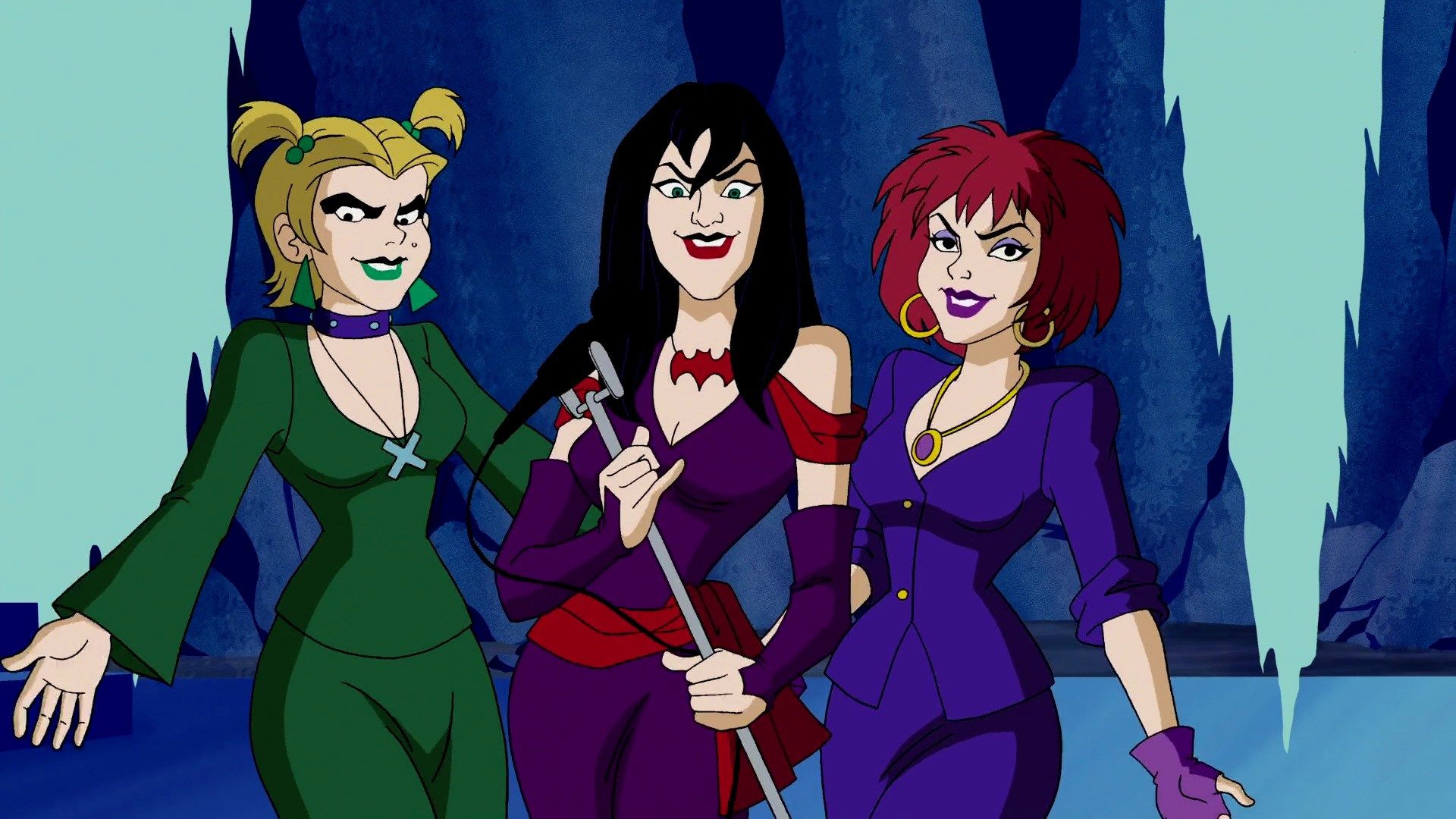 The hex girls standing together.
