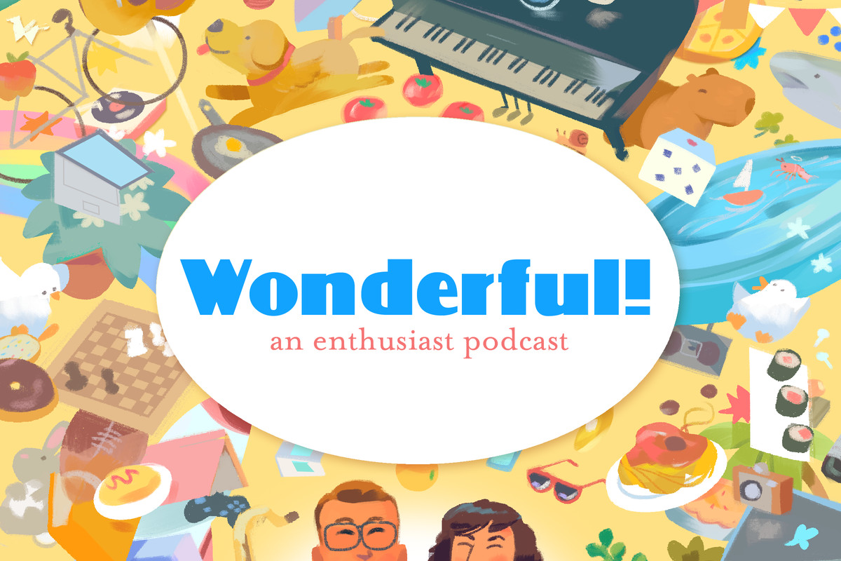 The Wonderful podcast logo displays some things that bring us zen