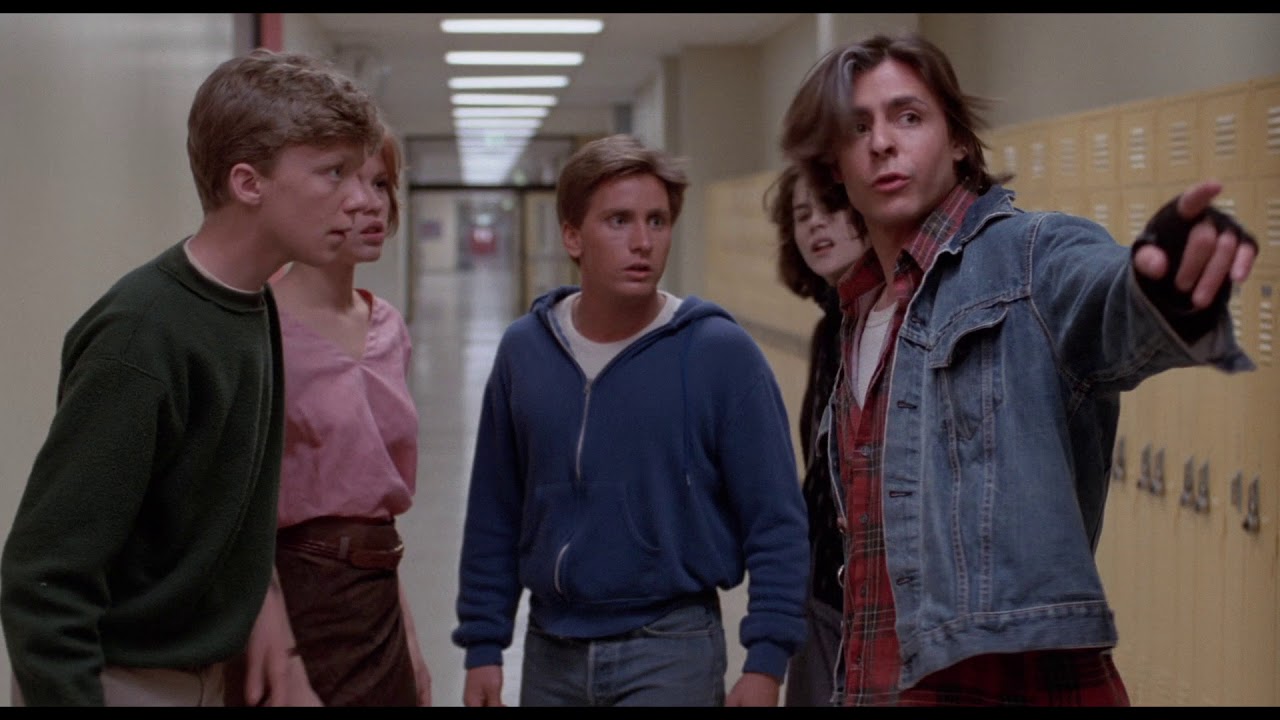 The Brat Pack in 1985.