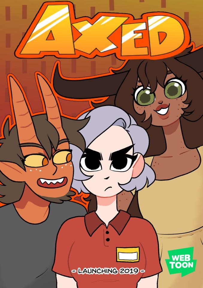 D.B. and Fauna smiling towards a frowning Axelia.