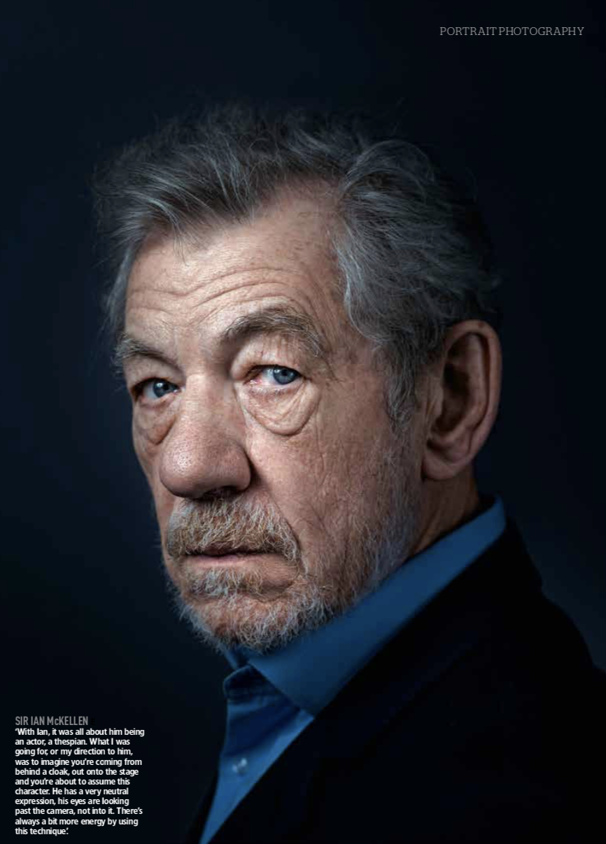 Portrait of Sir Ian McKellan