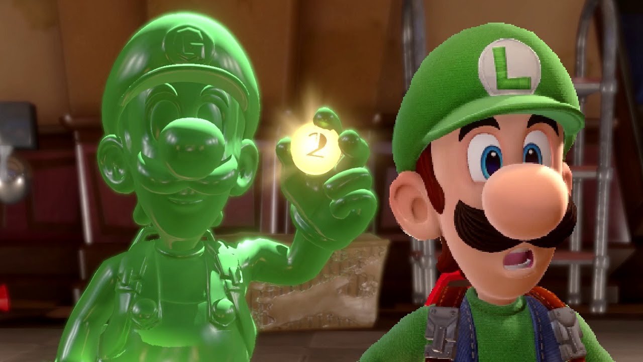 Luigi and Gooigi in Luigi's Mansion 3 (2019)