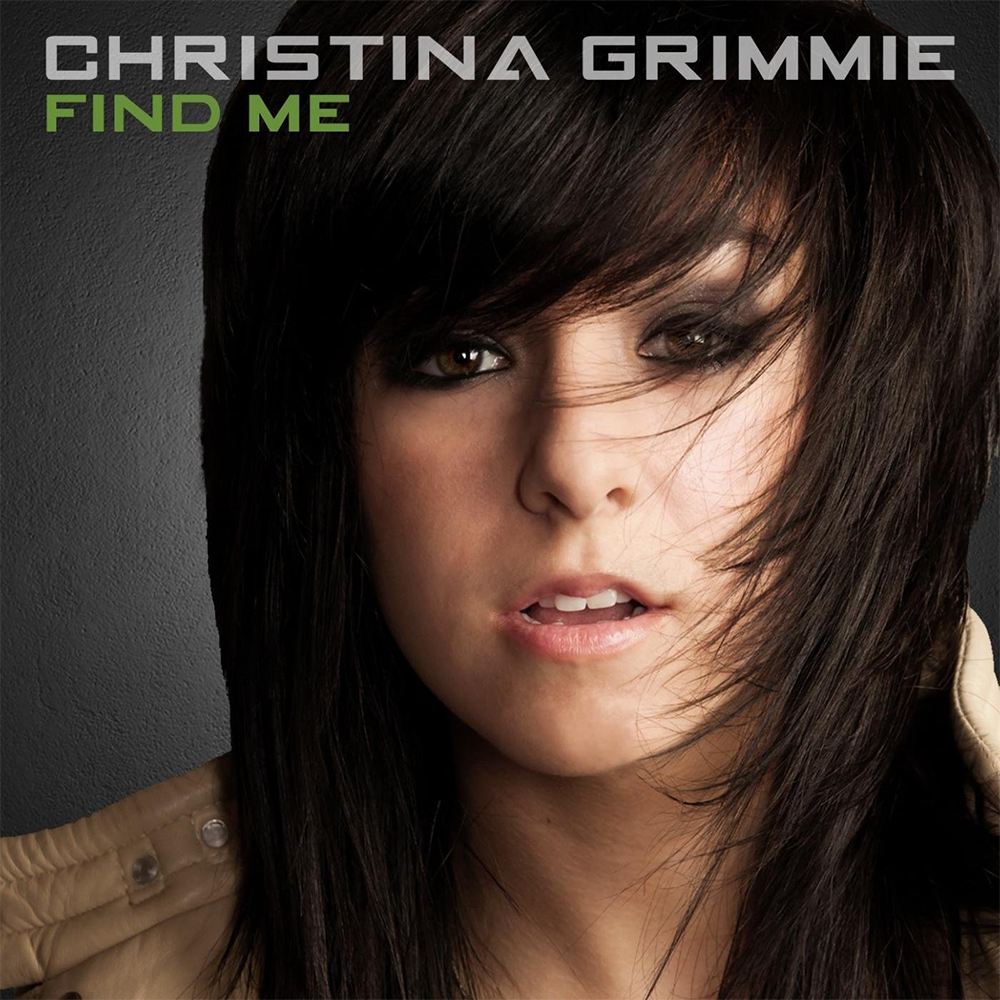 Christina Grimmie looks forward on the cover of her album, "Find Me."