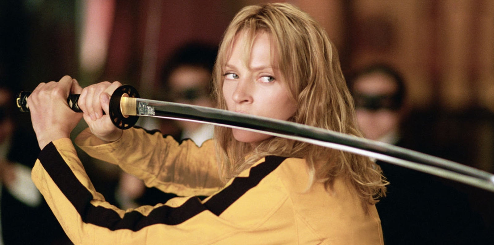 Beatrix, the morally ambiguous protagonist of Kill Bill: Volume 1 and 2.