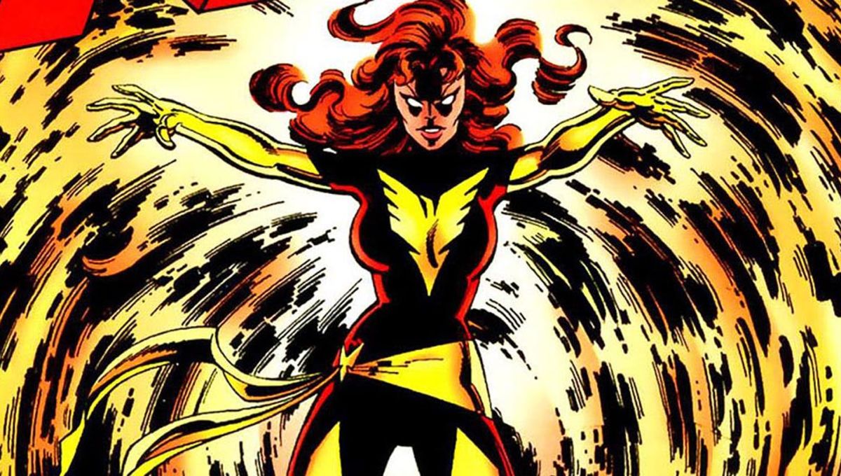 Jean Grey transitions into Dark Phoenix. 