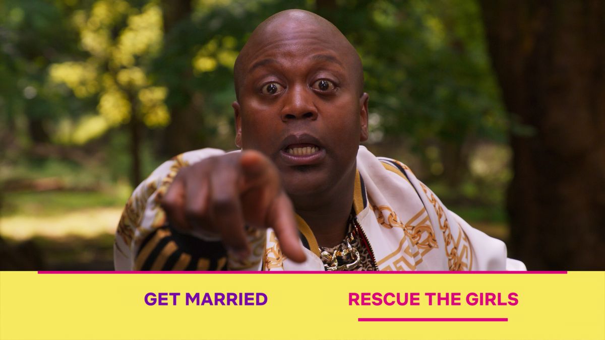 Titus Andromedon breaks the fourth wall as viewers choose their own path in "Kimmy vs. the Reverend."