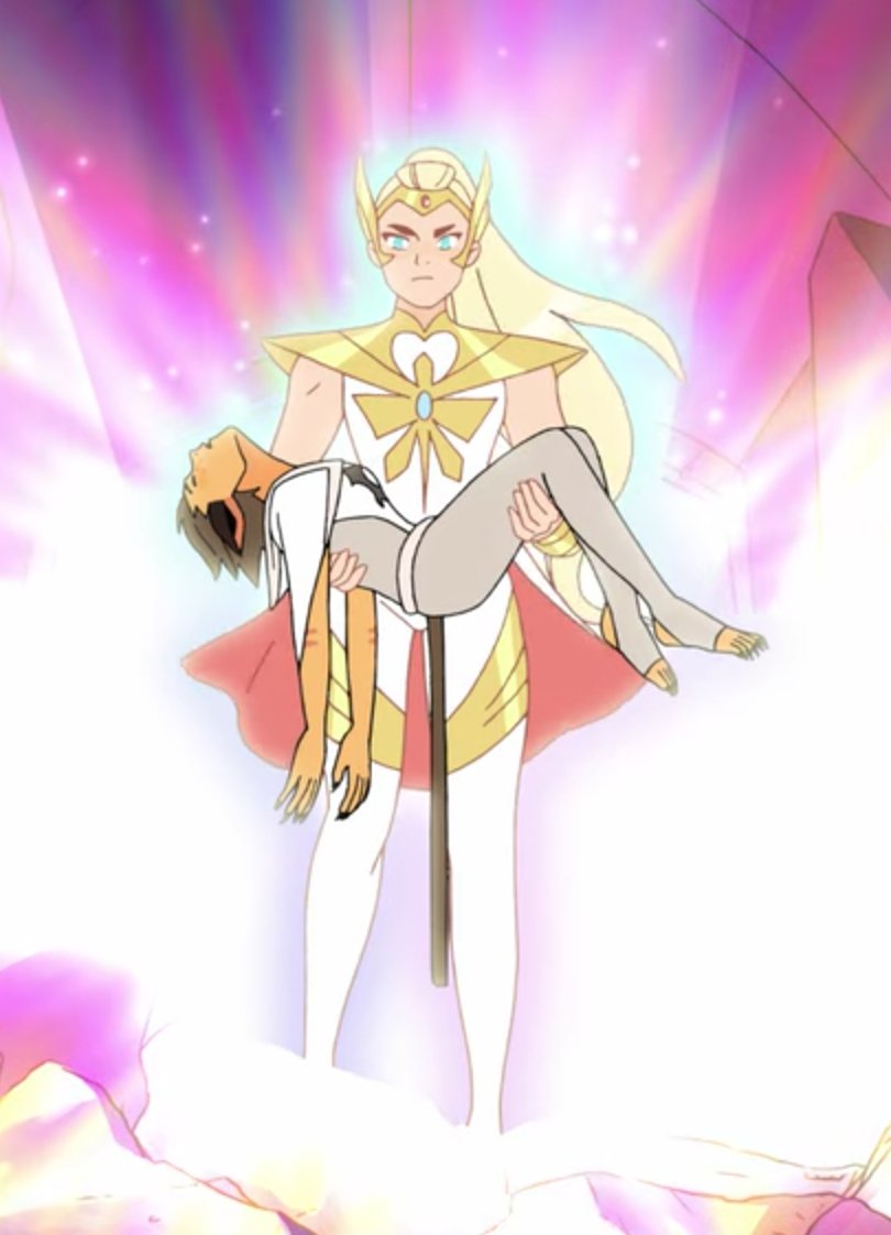 Adora reemerges as She-Ra to save Catra's life