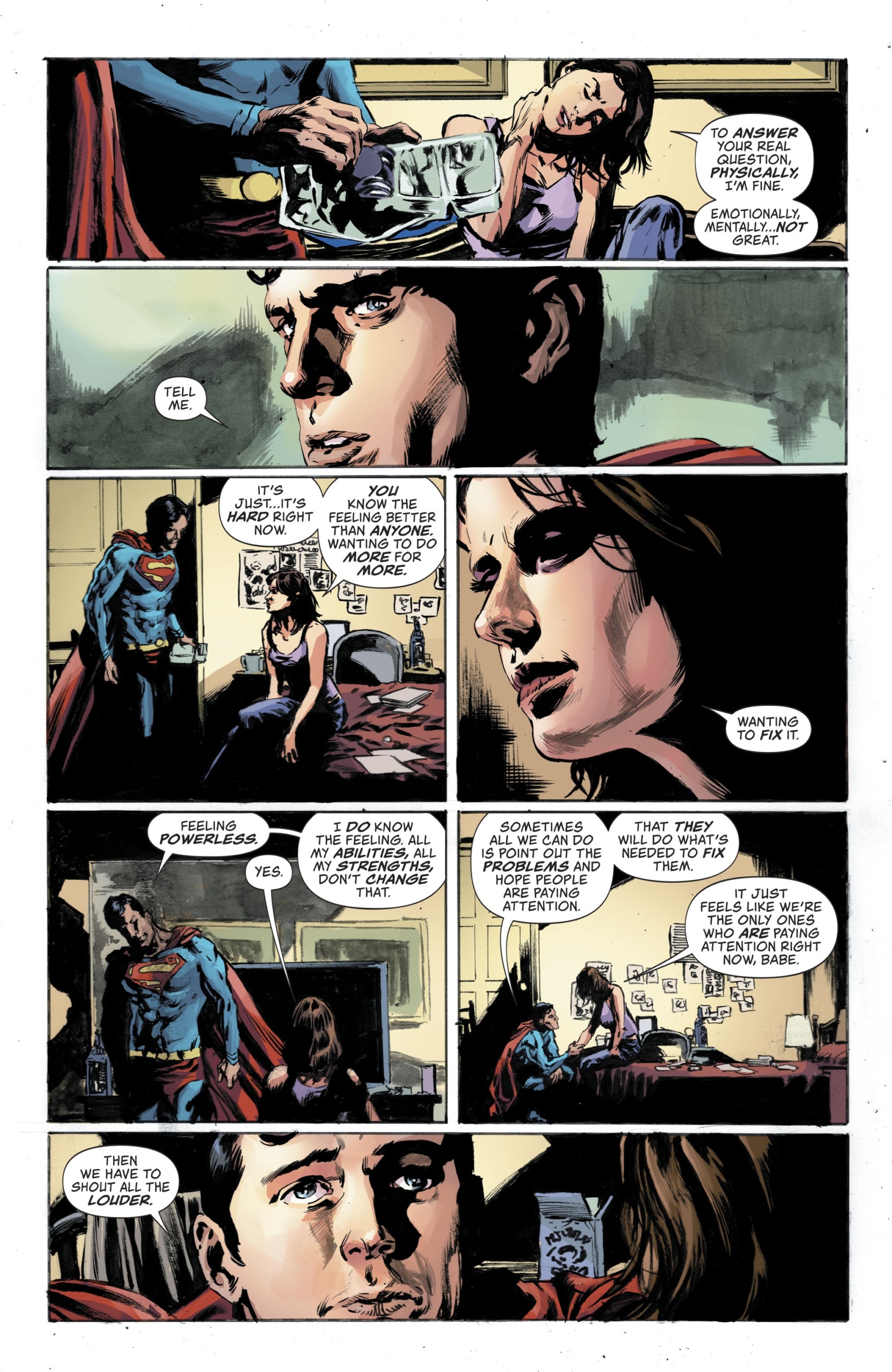 Superman and Lois talk