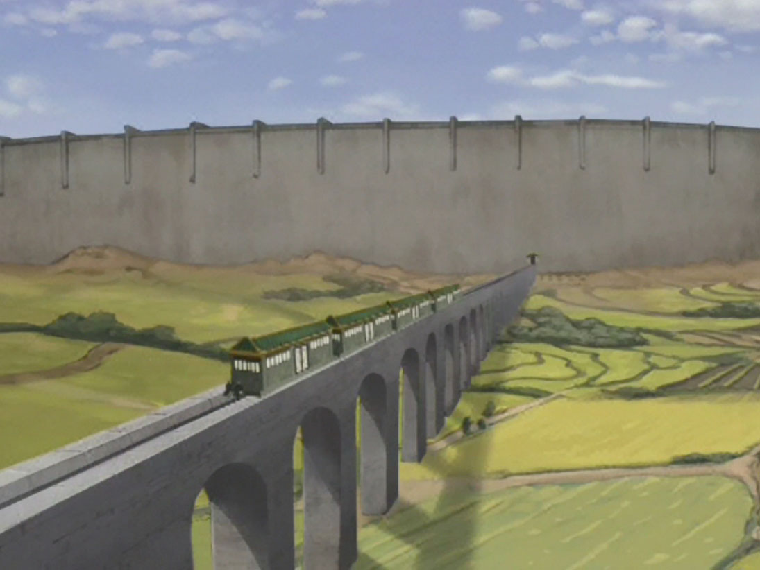 The wall guarding Ba Sing Se from imperial Fire Nation forces. Avatar: The Last Airbender, Nickelodeon