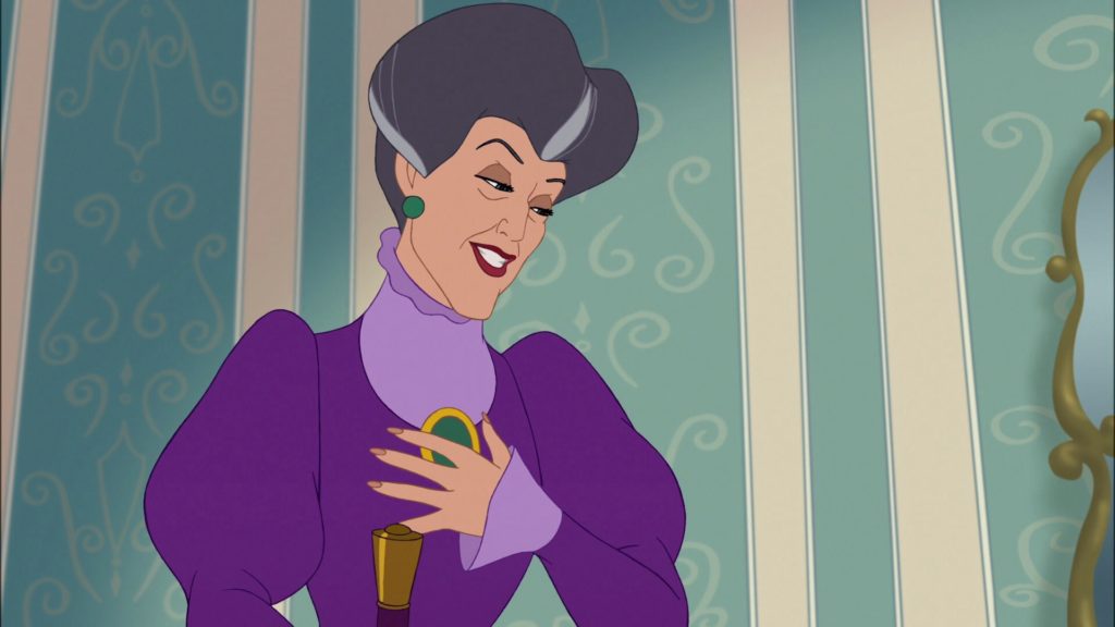 The wicked stepmother, Lady Tremaine, from Disney's Cinderella. 