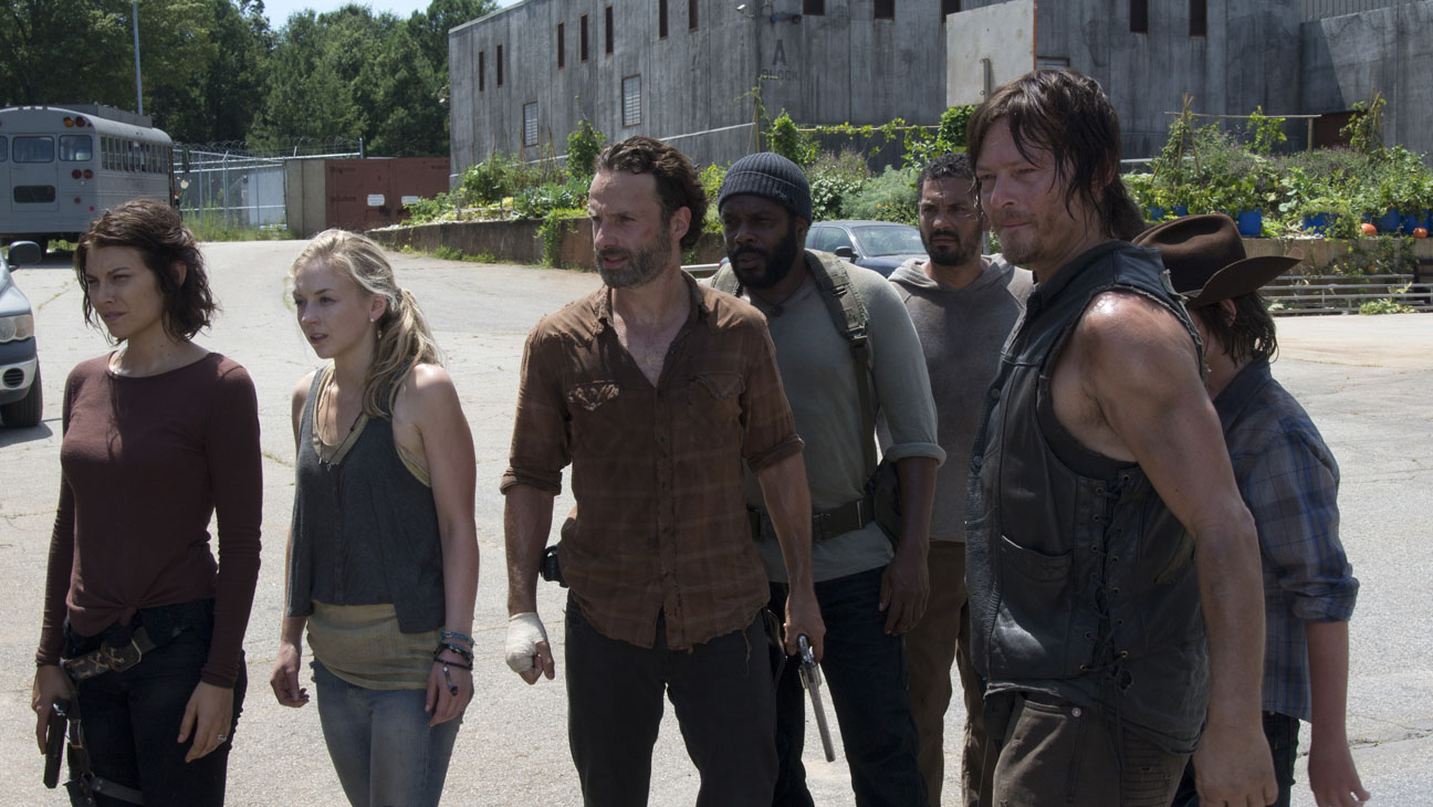 The Walking Dead group mid-season finale season 4.