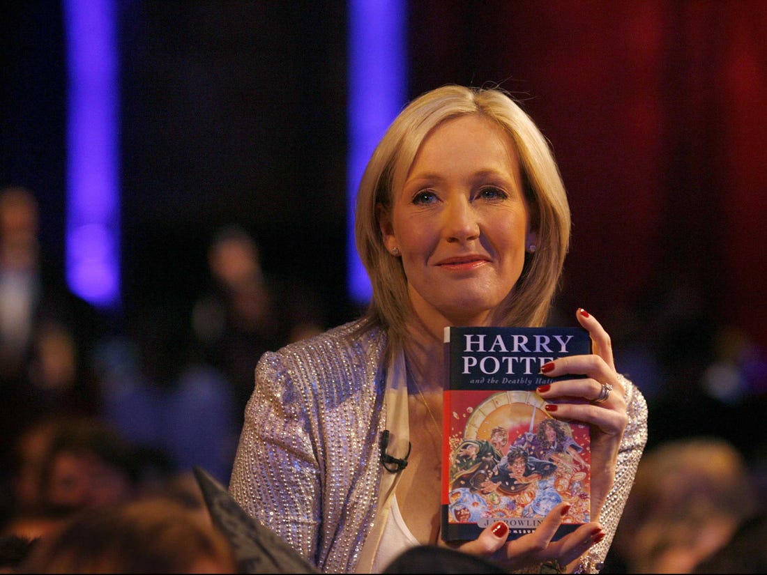 JK Rowling, the author of Harry Potter