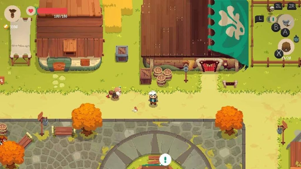 From Spanish indie studio Digital Sun, during the day Moonlighter's Rynoka bustles with villagers.