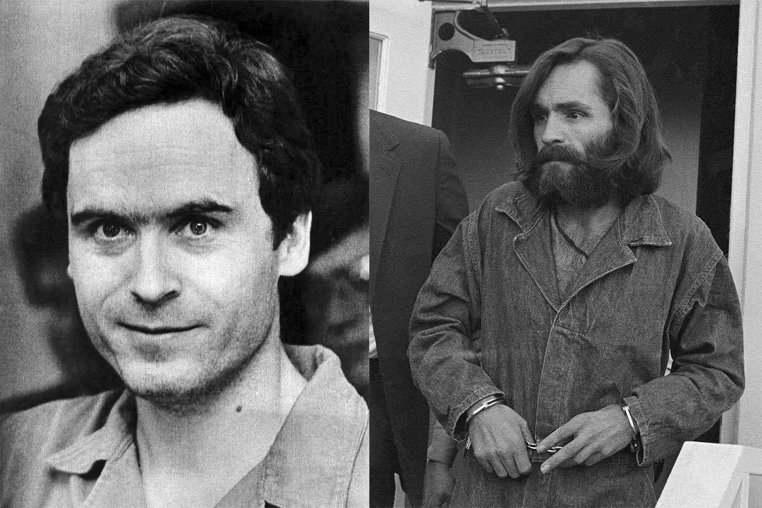 Charles Manson and Ted Bundy in a photo op.