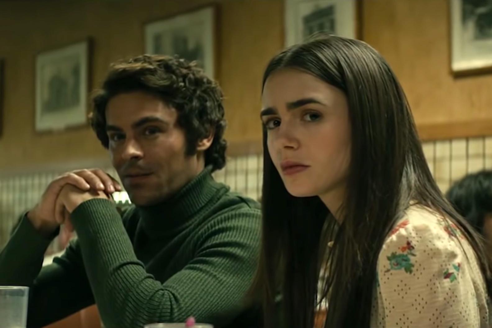Zac Efron and Lilly in Ted Bundy Tapes on Netflix.