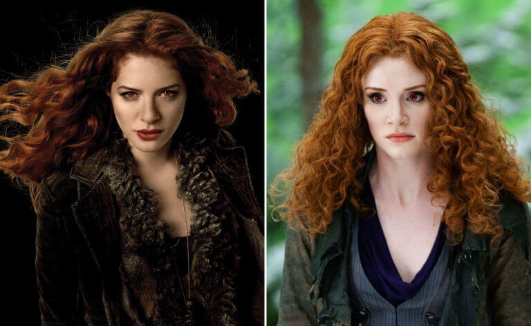 The two actresses who played Victoria in the Twilight movies: Rachelle Lefevre on the left and Bryce Dallas Howard on the right. 