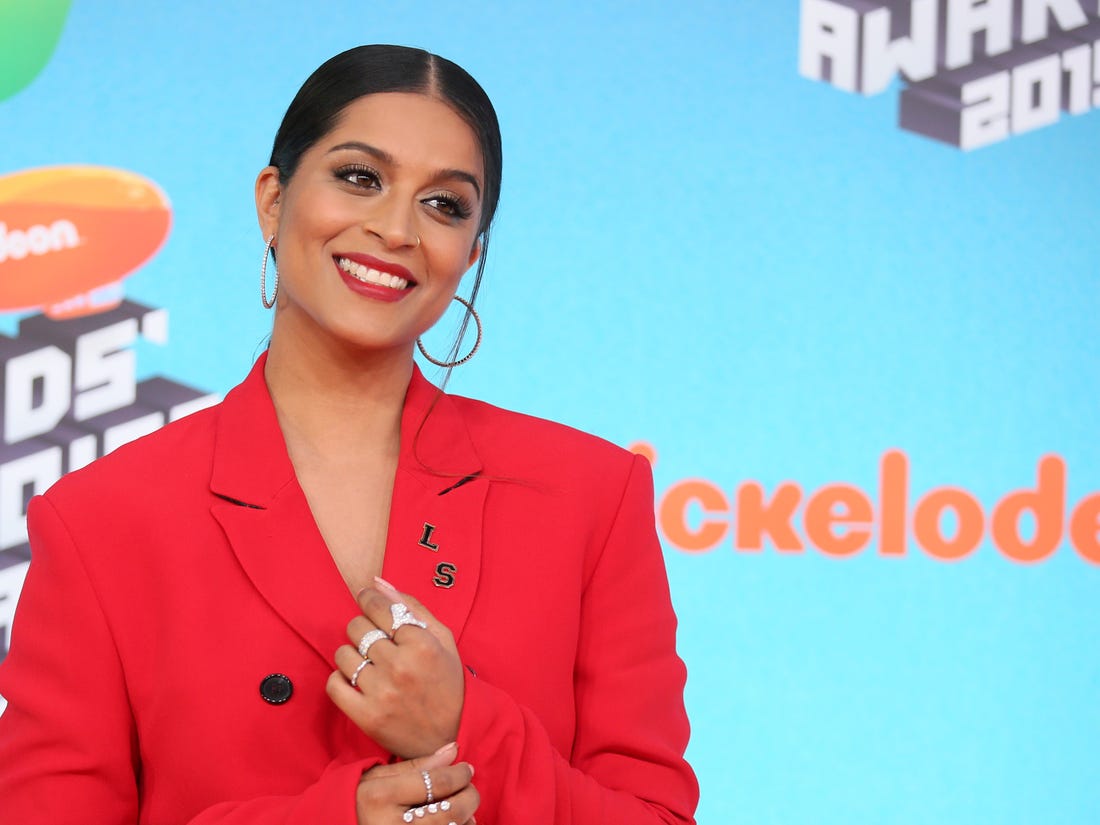 YouTuber and late night host Lilly Singh at the 2017 Kids Choice Awards.