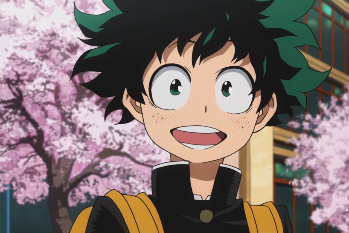 My Hero Academina's shonen protagonist, Midoriya.