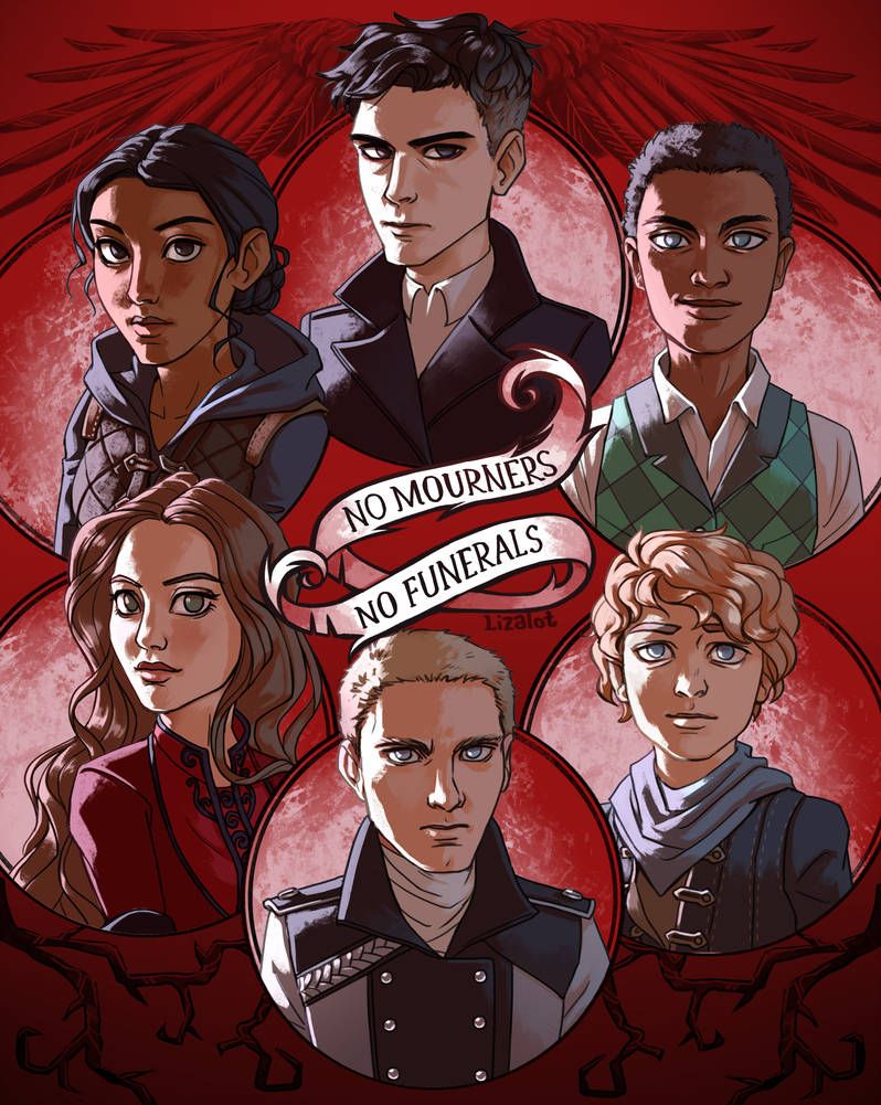 Fanart of the Six of Crows characters.