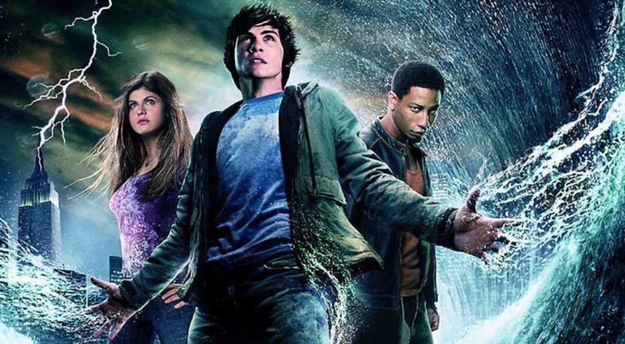 Poster for Percy Jackson and the Lightning Thief, a notoriously bad adaptation.