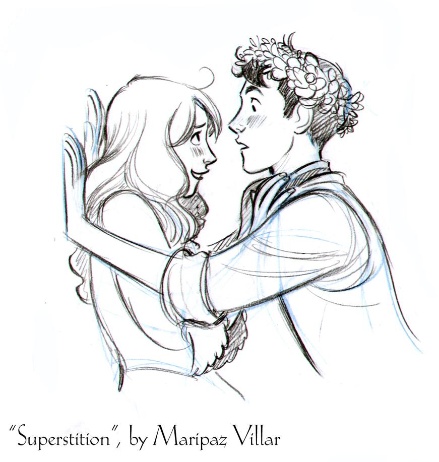 Cati Abbott and Andreas Marino in Maripaz Villar's Webtoon, Miss Abbott and the Doctor. 