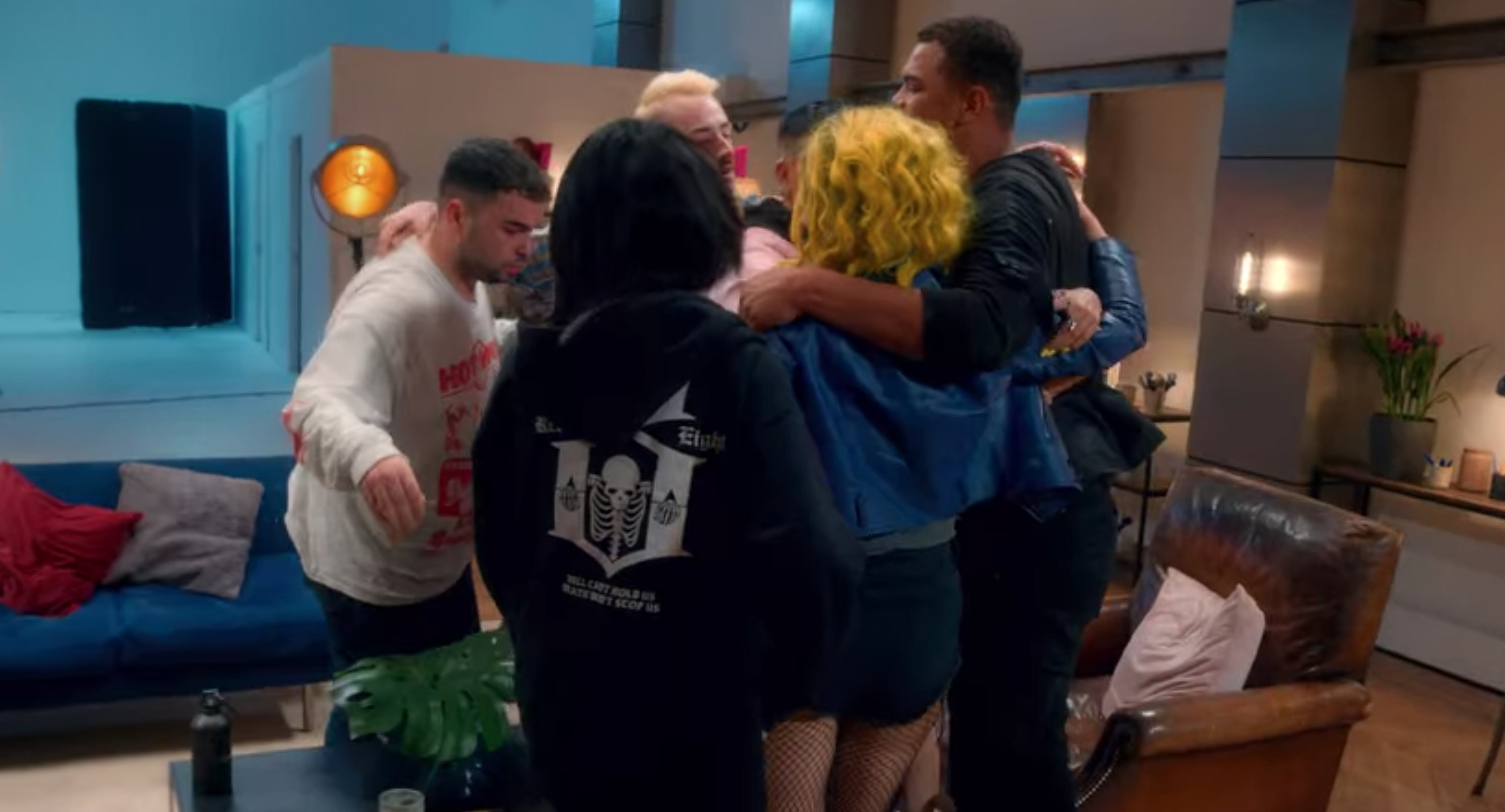 Glow Up contestants come together during the stressful competition.